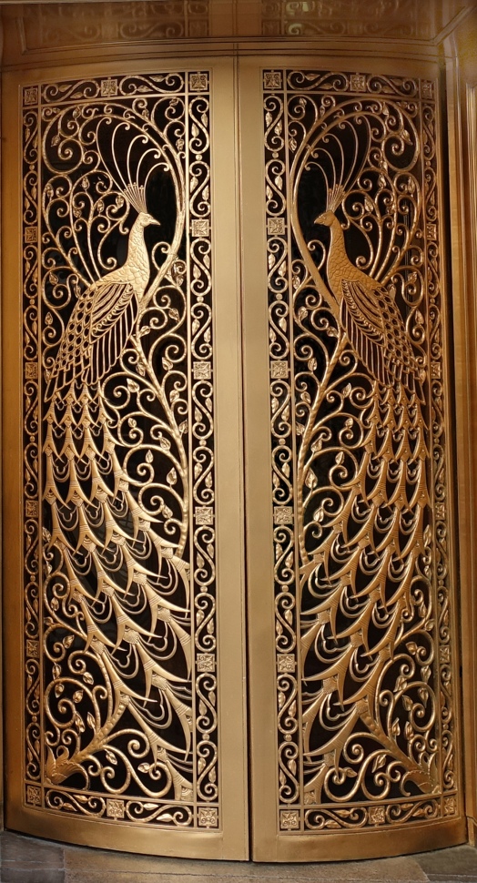 Finished Peacock door